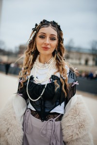Street style at Paris Fashion Week Fall 2024