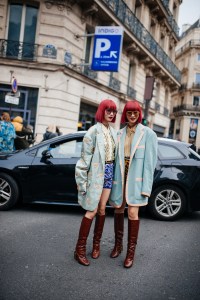 Street style at Paris Fashion Week Fall 2024