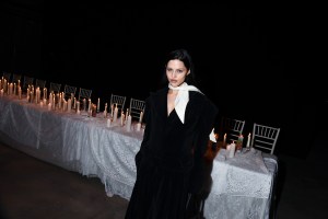 Gabbriette at the Willy Chavarria Fall 2024 ready-to-wear show