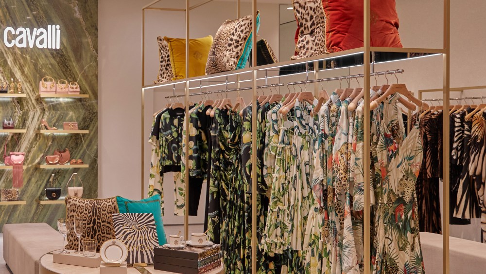 The Roberto Cavalli store in Las Vegas.