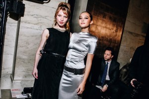 Ivy Getty at the Tory Burch Fall 2024 ready-to-wear show