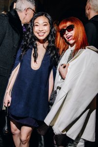 Awkwafina and Natasha Lyonne at the Tory Burch Fall 2024 ready-to-wear show