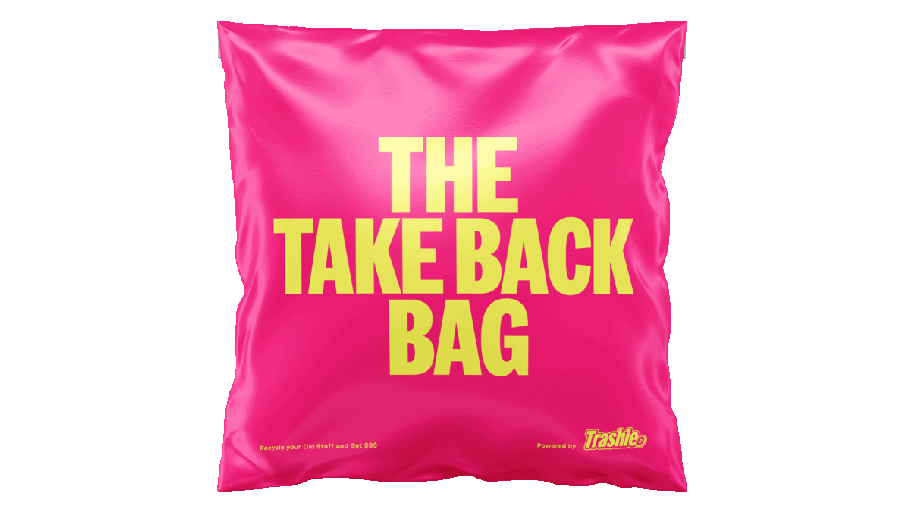 By filling a Take Back Bag with unwanted items instead of throwing them in the trash, a single Trashie customer can divert 15 pounds from landfills and save 151 pounds in carbon emissions and over 1,500 gallons of water.