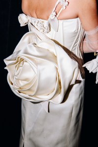 Backstage at the Wiederhoeft fall 2024 ready-to-wear show at New York Fashion Week.