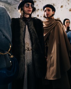 Backstage at Chloé Fall 2024 Ready-to-Wear Collection at Paris Fashion Week
