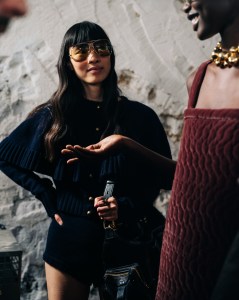 Backstage at Chloé Fall 2024 Ready-to-Wear Collection at Paris Fashion Week