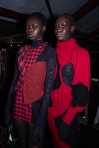 Backstage at Antonio Marras Fall 2024 Ready-to-Wear Collection at Milan Fashion Week