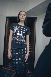 Backstage at Conner Ives Fall 2024 Ready-to-Wear Collection at London Fashion Week