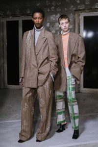 Backstage at Dries Van Noten Backstage Fall 2024 Ready-to-Wear Collection at Paris Fashion Week
