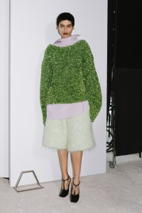 Backstage at Dries Van Noten Backstage Fall 2024 Ready-to-Wear Collection at Paris Fashion Week