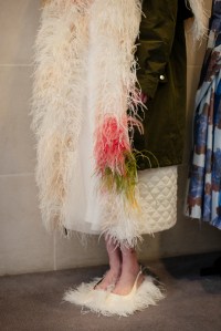 Backstage at Erdem Fall 2024 Ready-to-Wear Collection at London Fashion Week