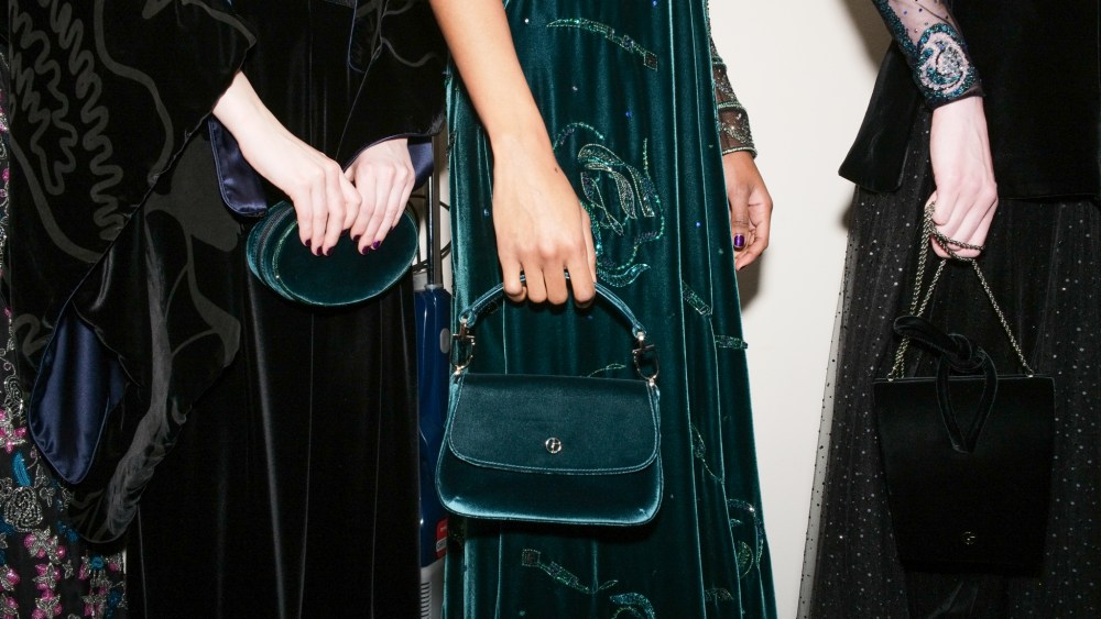 Backstage at Giorgio Armani Fall 2024 Ready-to-Wear Collection at Milan Fashion Week