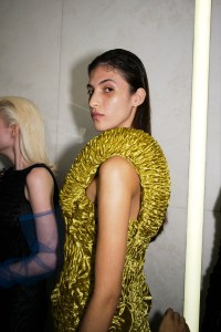 Backstage at Feben Fall 2024 Ready-to-Wear Collection at Milan Fashion Week