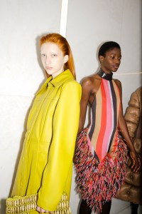 Backstage at Feben Fall 2024 Ready-to-Wear Collection at Milan Fashion Week
