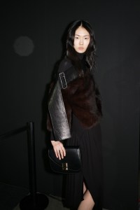 Backstage at Ferragamo Fall 2024 Ready-to-Wear Collection at Milan Fashion Week