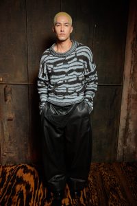Mika Hashizume at the Bottega Veneta Fall 2024 ready-to-wear show.