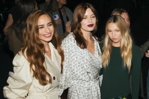 Elizabeth Jagger, Georgia May Jagger, and Lila Moss