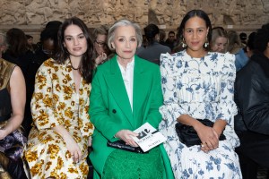 Lily James, Kristin Scott Thomas, and Zawe Ashton
