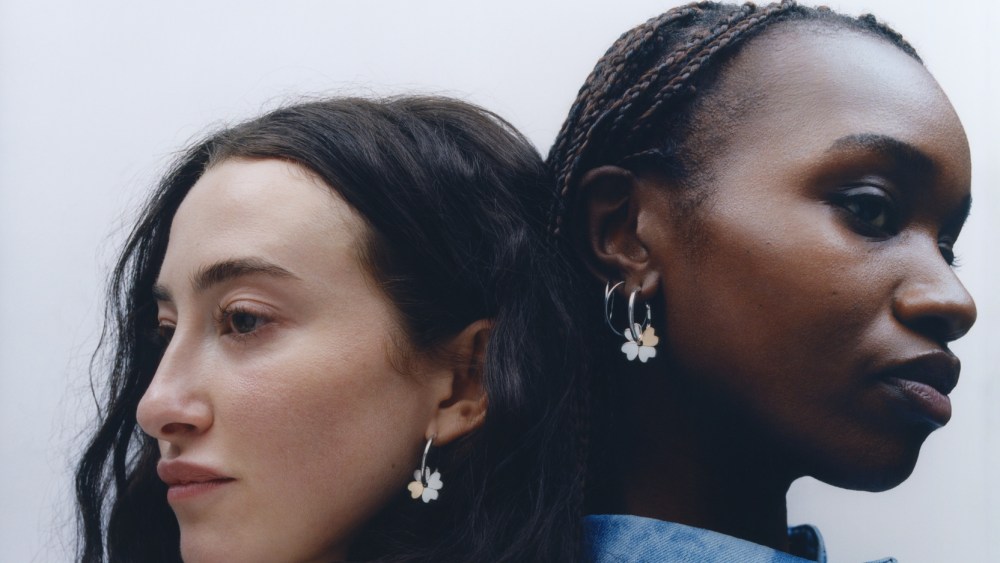 Mejuri and Ganni team on four leaf clover themed jewelry collection