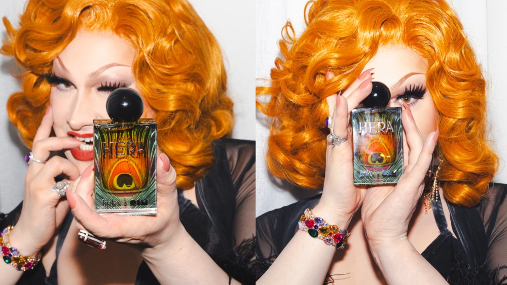 Jinkx Monsoon launches her new perfume, Hera. Rupaul's drag race winner, drag queen.