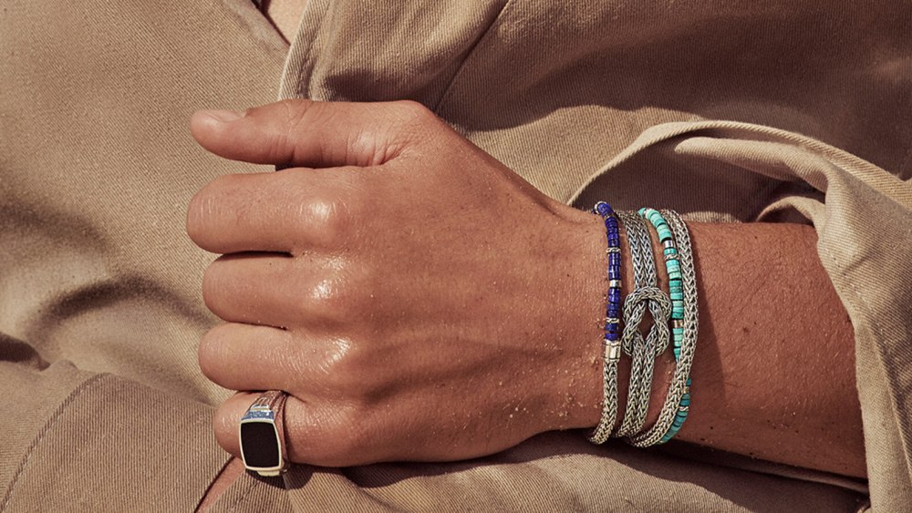 John Hardy's men's jewelry collection