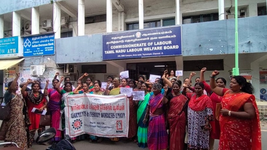 Garment and Fashion Workers’ Union wage protest