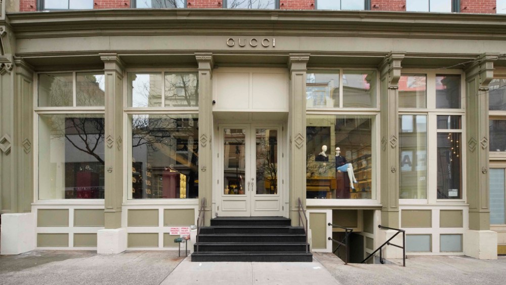 Newly Renovated Gucci Soho Store