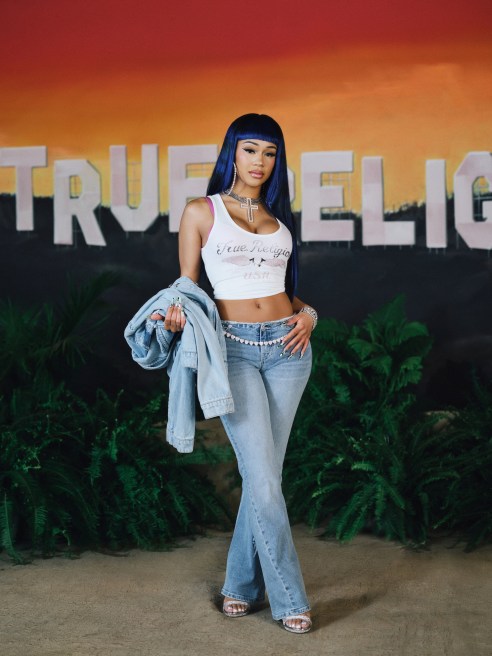 Rapper and Grammy-winner Saweetie was the face of the brand's spring 2024 campaign.