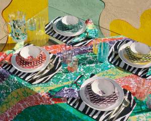 Tabletop from the limited-edition Diane von Furstenberg collection for Target.