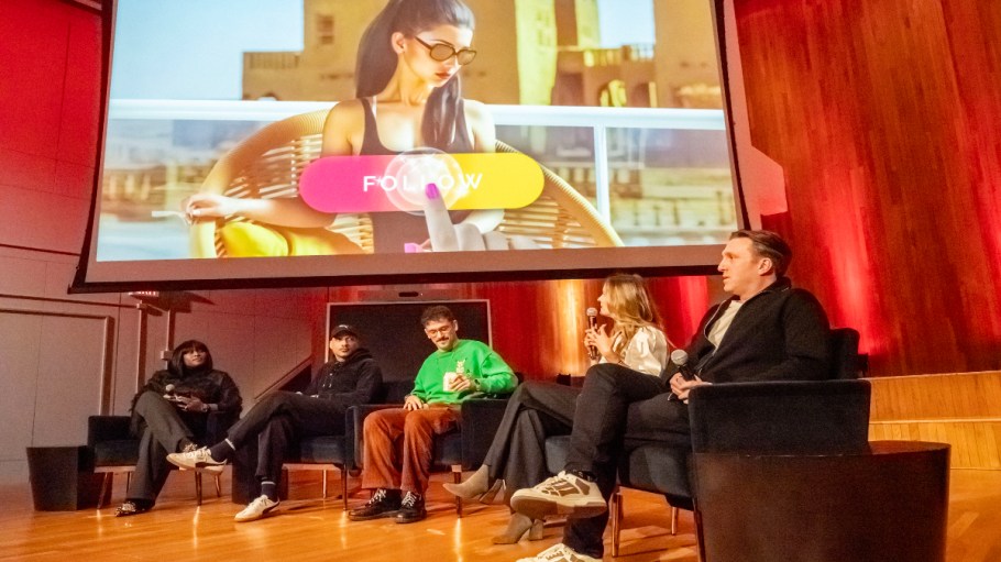 From left: Elaine Mensah, David Ballin, Jeff Petriello, Caitlin Shell and Cole Wassner discuss the intersection of fashion and gaming.
