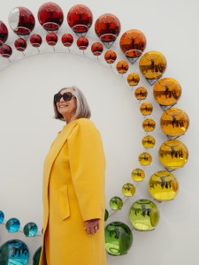 The scene at Frieze LA in Santa Monica
