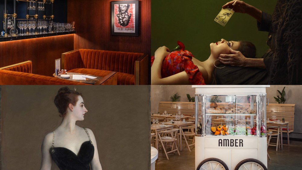 Date night at The Black Book to a show at the Royal Opera House or Tate Britain followed by dinner at Amber