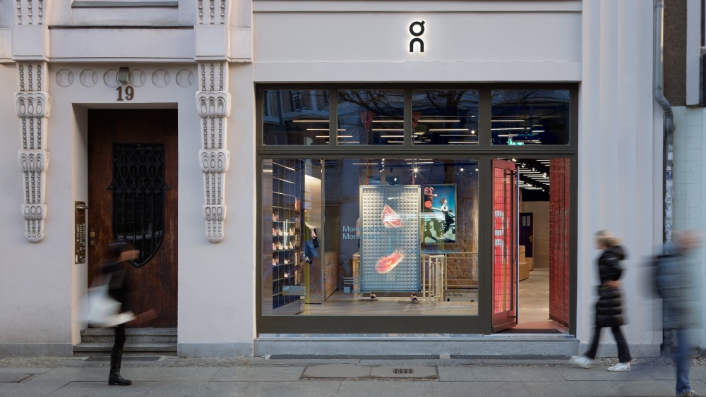 On Running opened it's first store in Berlin.