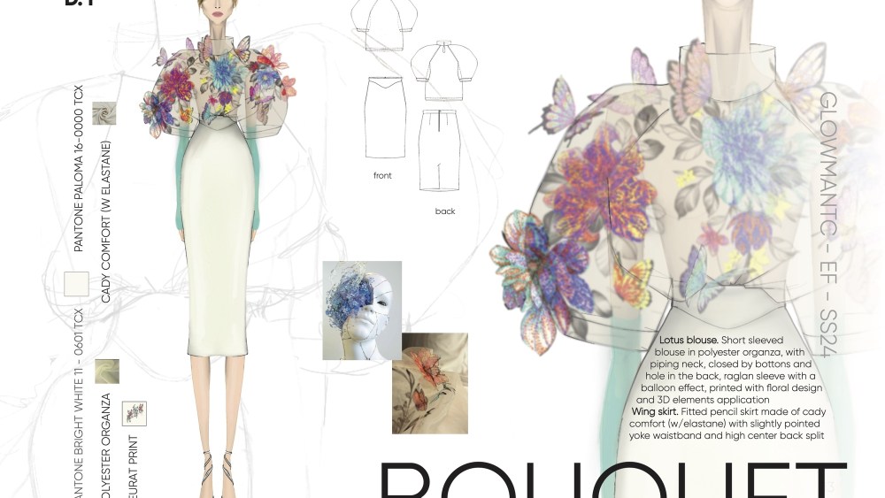 Eleonora Falcone's winning designs for the Shein X Global Challenge 2024.