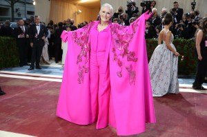 Glenn Close in Valentino "Pink PP" at the 2022 Met Gala
