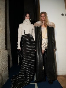 Backstage at Ann Demeulemeester Fall 2024 Ready-to-Wear Collection at Paris Fashion Week