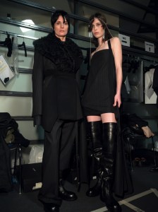 Backstage at Ann Demeulemeester Fall 2024 Ready-to-Wear Collection at Paris Fashion Week