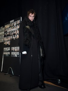 Backstage at Ann Demeulemeester Fall 2024 Ready-to-Wear Collection at Paris Fashion Week