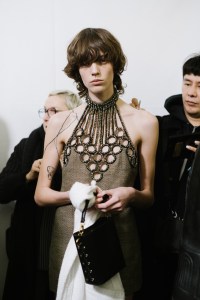 Backstage at Stella McCartney Fall 2024 Ready-to-Wear Collection at Paris Fashion Week