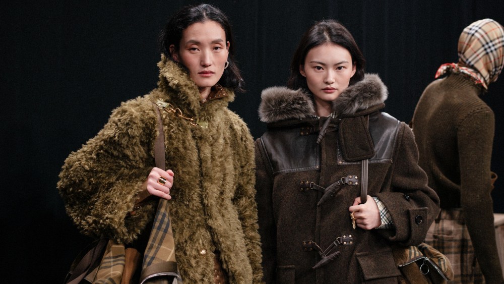 Backstage at Burberry Fall 2024 Ready-to-Wear Collection at London Fashion Week