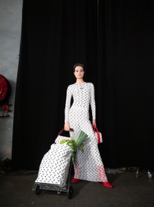 Backstage at Marine Serre Fall 2024 Ready-to-Wear Collection at Paris Fashion Week
