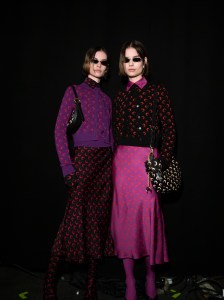 Backstage at Marine Serre Fall 2024 Ready-to-Wear Collection at Paris Fashion Week
