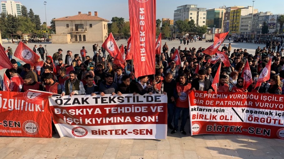 Özak Tekstil protest