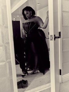 A look at Danielle Brooks getting ready for the the 2024 Oscars.