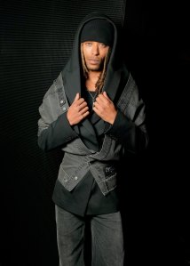 Koffi Wandji at the Coperni Fall 2024 ready-to-wear show