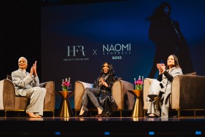 Brandice Daniel, Naomi Campbell and Nadia Kokni.