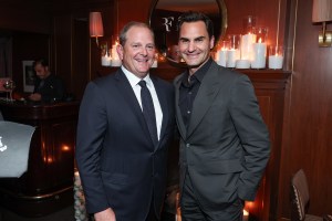 Tony Godsick and Roger Federer