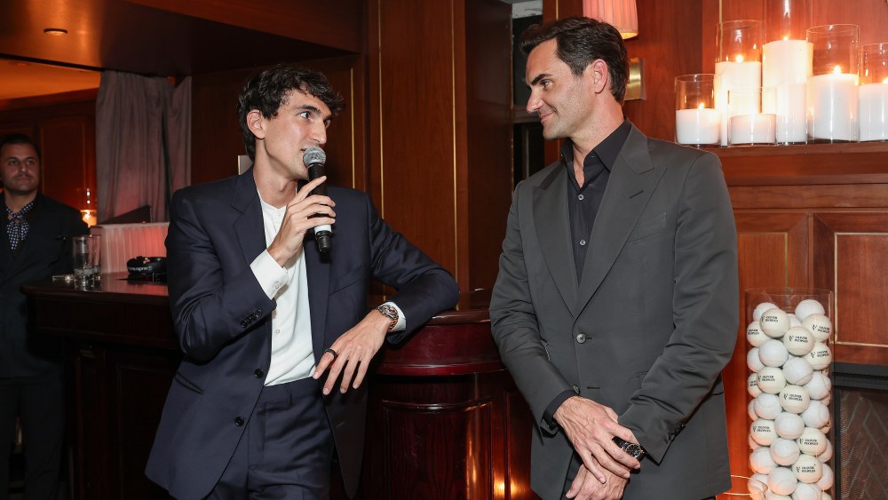 Rocco Basilico and Roger Federer