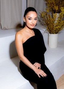 Amina Muaddi at the Simon Porte Jacquemus Award Ceremony