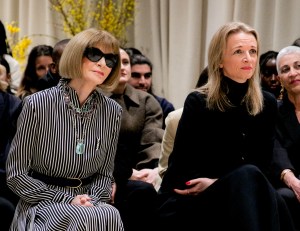 Anna Wintour and Delphine Arnault at the Simon Porte Jacquemus Award Ceremony